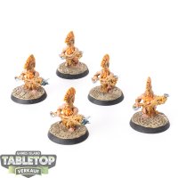 Fyreslayers - 5x Auric Hearthguard - bemalt