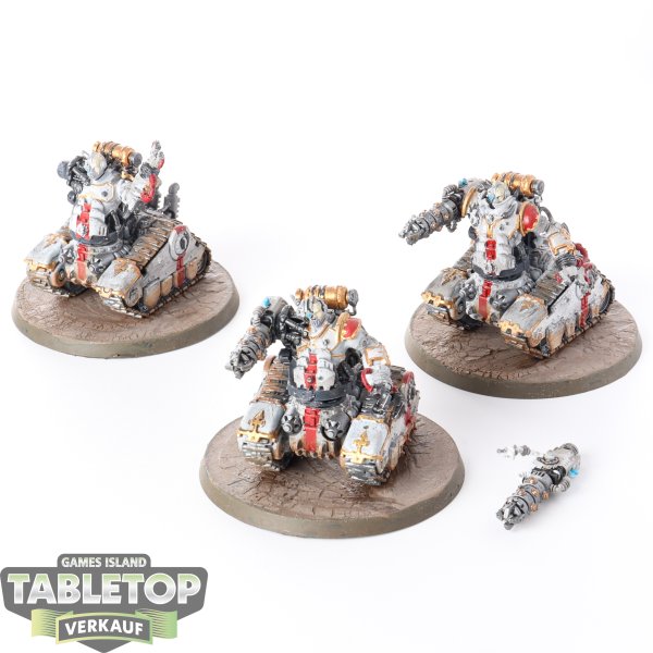 Adeptus Mechanicus - 3x Kataphron Breachers - bemalt