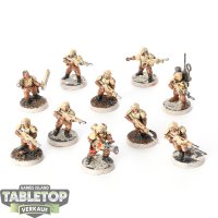 Astra Militarum - 10 Cadian Shock Troops klassisch - bemalt