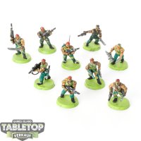 Astra Militarum - X Catachan Jungle FIghters  - bemalt