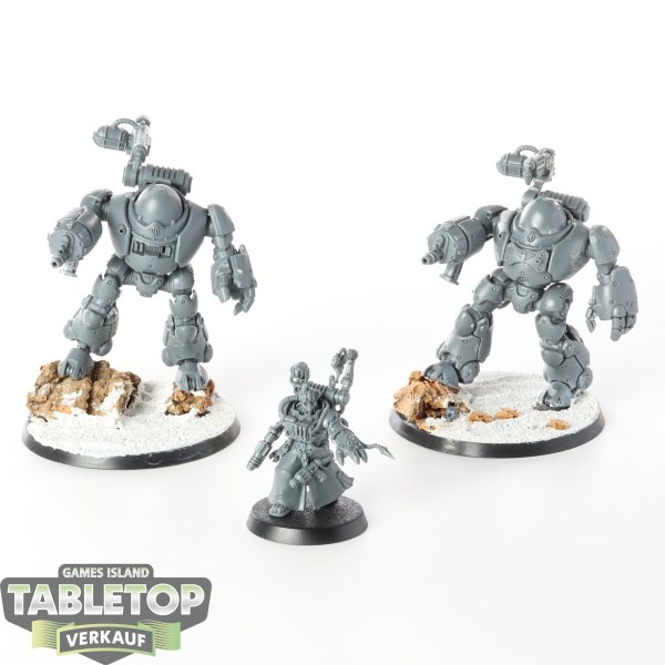 Adeptus Mechanicus - 3x Kastelan Robots - unbemalt