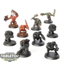 Orks - 9x Boyz - teilweise bemalt