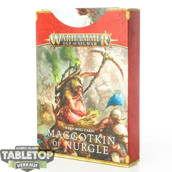 Maggotkin of Nurgle - Warscroll Cards & Token 3rd Edition - deutsch