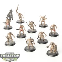 Maggotkin of Nurgle - 10 x Plaguebearers of Nurgle - bemalt