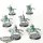 HdR Figuren - Gut - 6 x Riders Of Rohan - teilweise bemalt