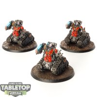 Adeptus Mechanicus - 3x Kataphron Breachers - bemalt