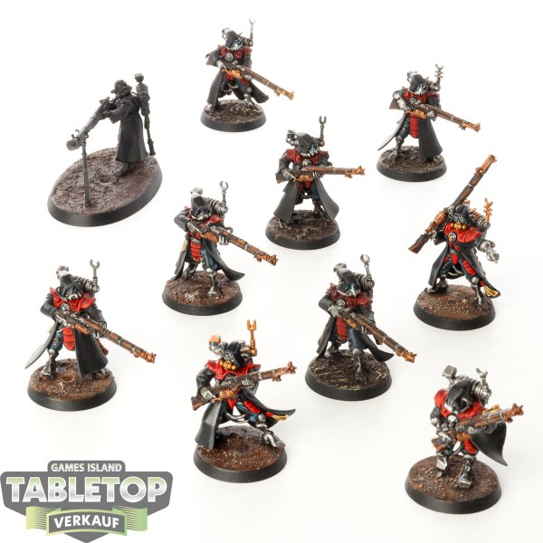 Adeptus Mechanicus - 10x Skitarii Rangers - teilweise bemalt