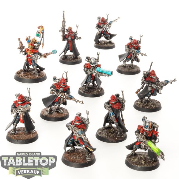 Adeptus Mechanicus - 11x Skitarii Vanguard - bemalt