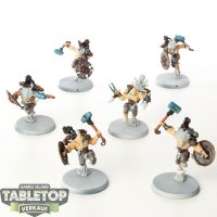 Space Wolves - 6x Wulfen - teilweise bemalt