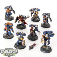 Space Marines - 8 x Vanguard Veteran Squad - bemalt