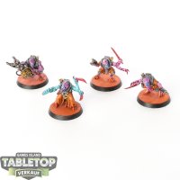 Genestealer Cults - 4 x Hybrid Metamorphs - bemalt