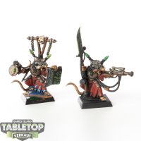 Skaven - Warlock Engineers - bemalt