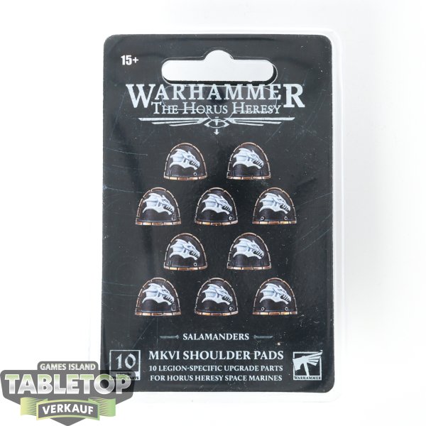 Horus Heresy - Salamanders MKVI Shoulder Pads - Originalverpackt / Neu