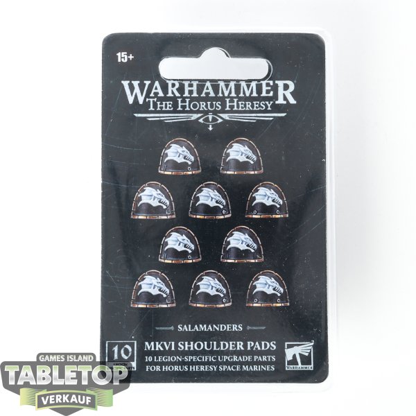 Horus Heresy - Salamanders MKVI Shoulder Pads - Originalverpackt / Neu