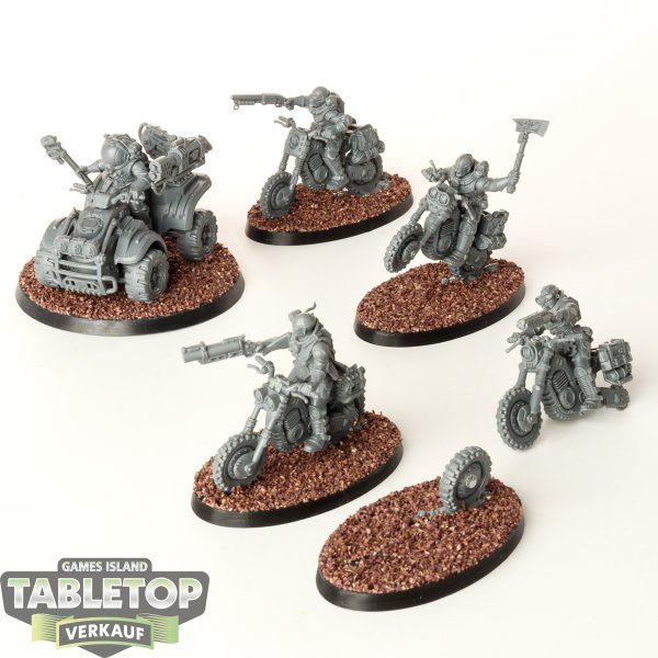 Genestealer Cults - 5 x Atalan Jackals - unbemalt