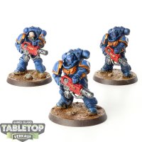 Ultramarines - 3 x Primaris Eradicators - bemalt