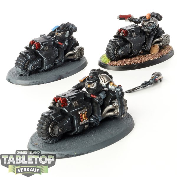 Deathwatch - 3 x Outriders - bemalt