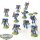 Space Marines - 10 x Vanguard Veteran Squad klassisch - bemalt