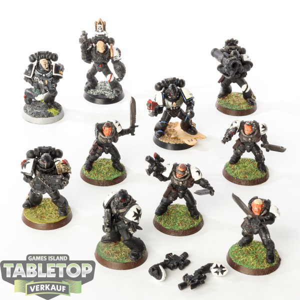 Black Templars - 10 x Crusader Squad klassisch - teilweise bemalt