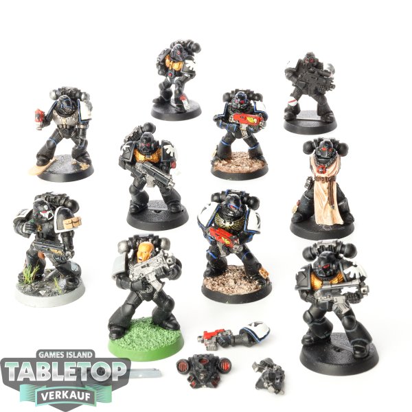 Black Templars - 10 x Tactical Squad klassisch - teilweise bemalt