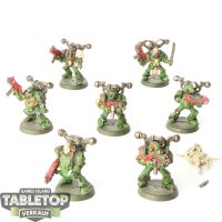 Death Guard - 7 x Plague Marines klöassisch -...