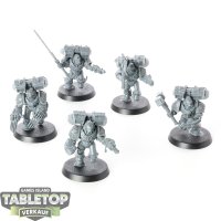 Space Marines - 5x Vanguard Veterans - unbemalt