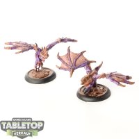 Legion of Everblight - 2 Harrier - bemalt