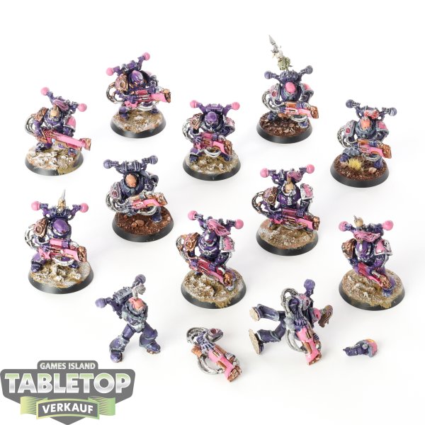 Chaos Space Marines - 12x Noise Marines - bemalt