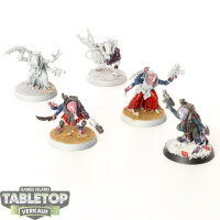 Genestealer Cults - 5 x Acolyte Hybrids - teilweise bemalt