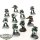 Dark Angels - 10 x Intercessors - teilweise bemalt