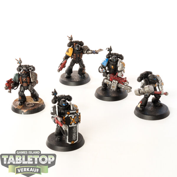 Deathwatch - 5 x Veterans - bemalt
