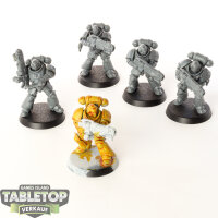 Space Wolves - 5 x Primaris Hellblasters - teilweise bemalt