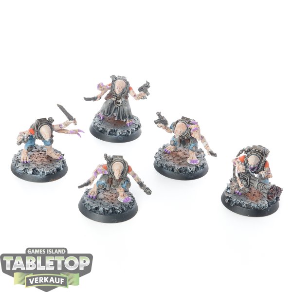 Genestealer Cults - 5x Acolyte Hybrids - bemalt