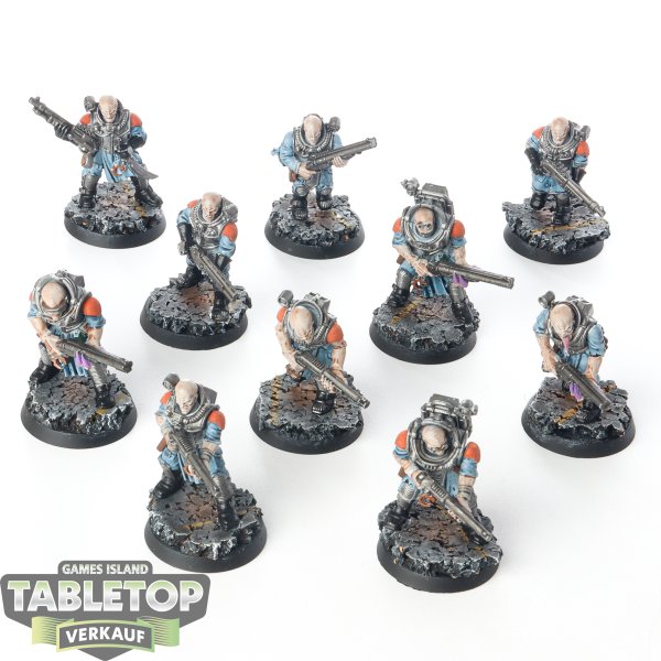 Genestealer Cults - 10x Neophyte Hybrids - bemalt