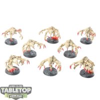 Genestealer Cults - 8x Genestealers klassisch - bemalt