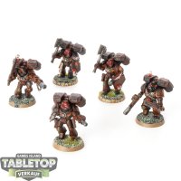 Space Marines - 5x Assault Marines (Classic) - bemalt