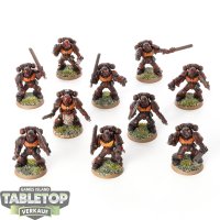 Space Marines - 10x Tactical Marines (Classic) - bemalt