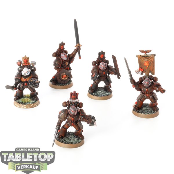 Blood Angels - 5x Vanguard Veterans (Classic) - bemalt