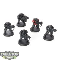 Space Marines - 5x Scouts (Classic) - bemalt