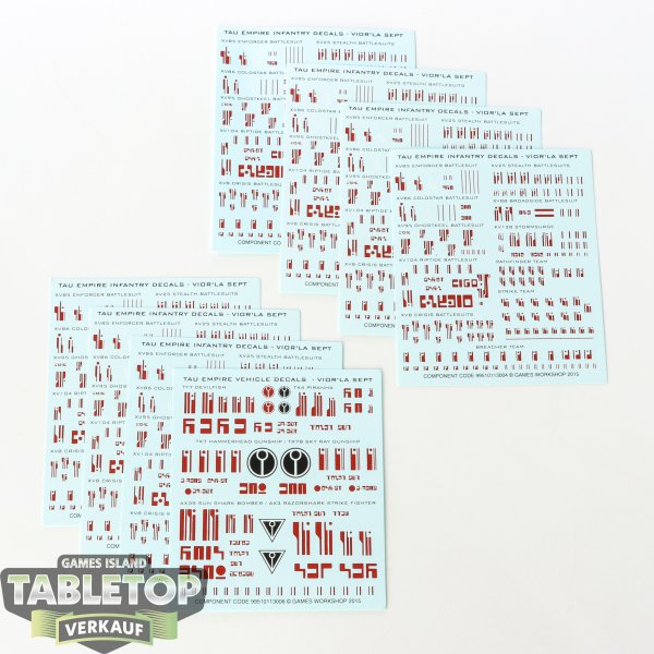 Tau Empire - 8 Transfer Sheets - Sonstiges