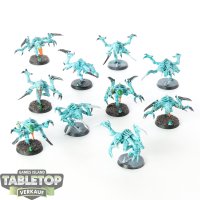 Tyraniden - 10 Genestealers klassisch - teilweise bemalt