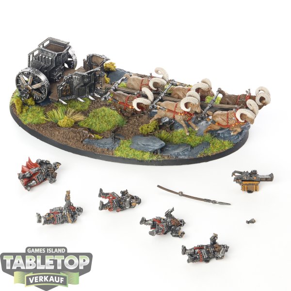 Der Hobbit Figuren - Gut - Iron Hills Chariot - bemalt