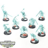 Nighthaunt - 9x Chainrasp Hordes - teilweise bemalt