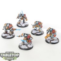 Grey Knights - 5x Terminator Squad - bemalt