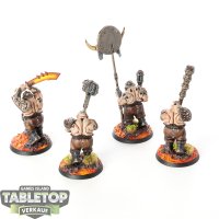 Ogor Mawtribes - 4x Ironguts - gut bemalt