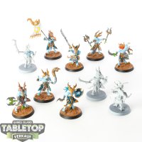 Disciples of Tzeentch - 10 x Tzaangors - teilweise bemalt