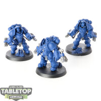 Space Marines - 3 x Primaris Aggressors - teilweise bemalt