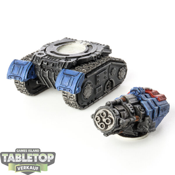 Space Marines - Legionary Heavy Weapon Platform model with Storm Cannon - bemalt