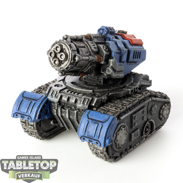 Space Marines - Legionary Heavy Weapon Platform model with Storm Cannon - bemalt