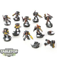 Space Wolves - 10 x Grey Hunters - bemalt